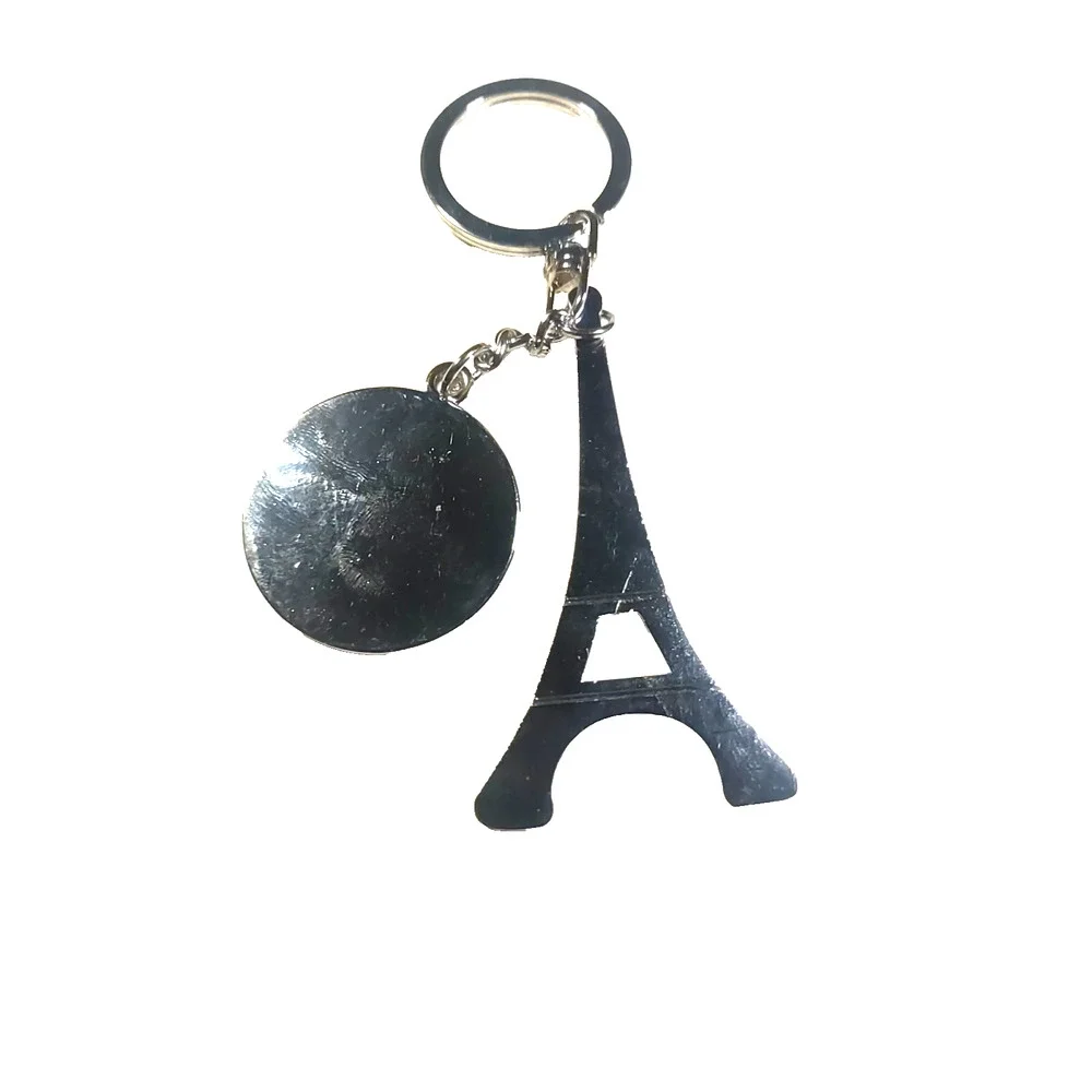 Paris 2024 Olympics Eiffel Tower Silver Tone White